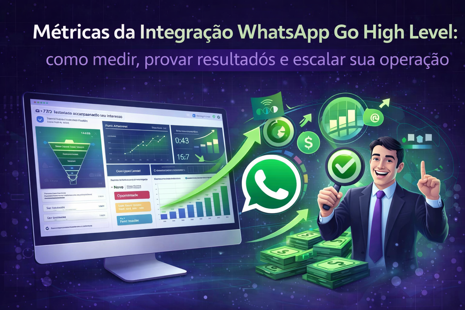 metricas-integracao-whatsapp-go-high-level-dashboard
